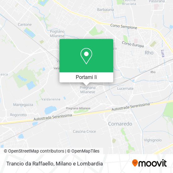Mappa Trancio da Raffaello