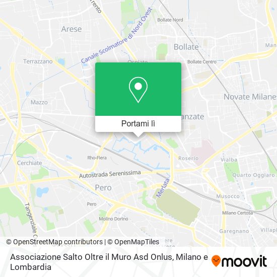 Mappa Associazione Salto Oltre il Muro Asd Onlus