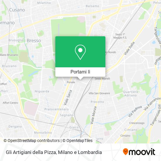 Mappa Gli Artigiani della Pizza