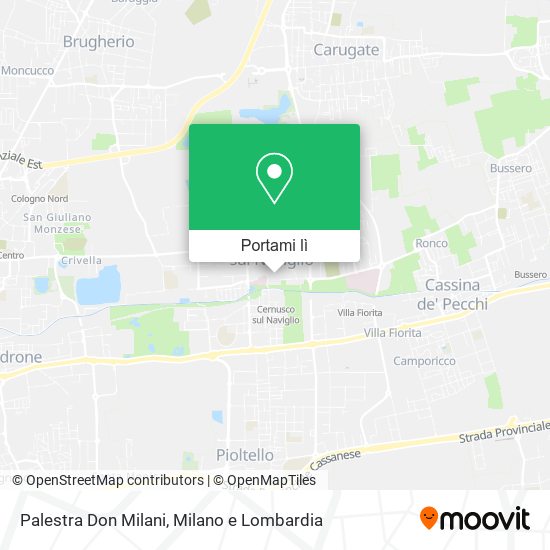 Mappa Palestra Don Milani