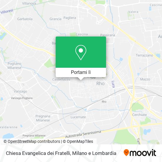 Mappa Chiesa Evangelica dei Fratelli