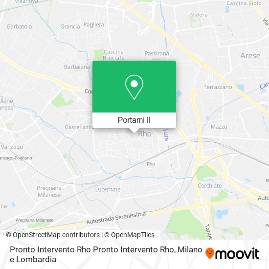 Mappa Pronto Intervento Rho Pronto Intervento Rho