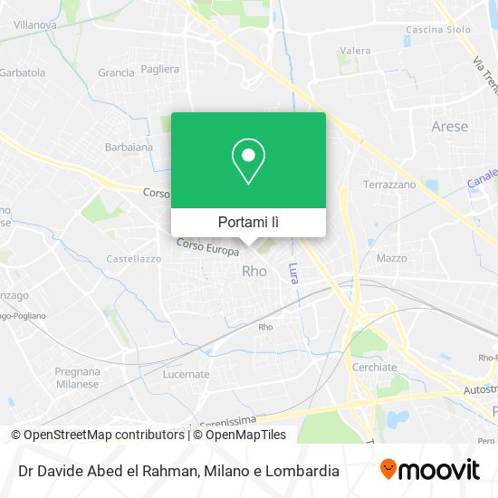 Mappa Dr Davide Abed el Rahman