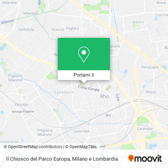 Mappa Il Chiosco del Parco Europa