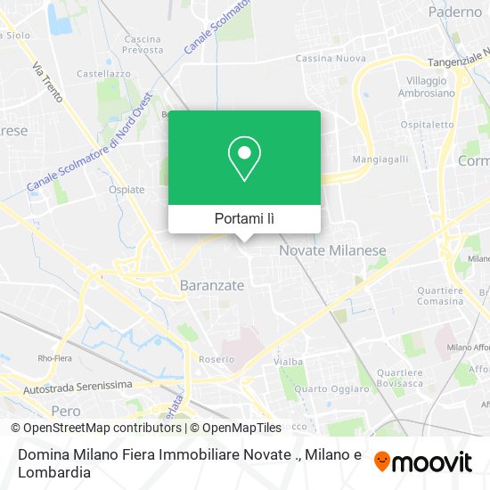 Mappa Domina Milano Fiera Immobiliare Novate .