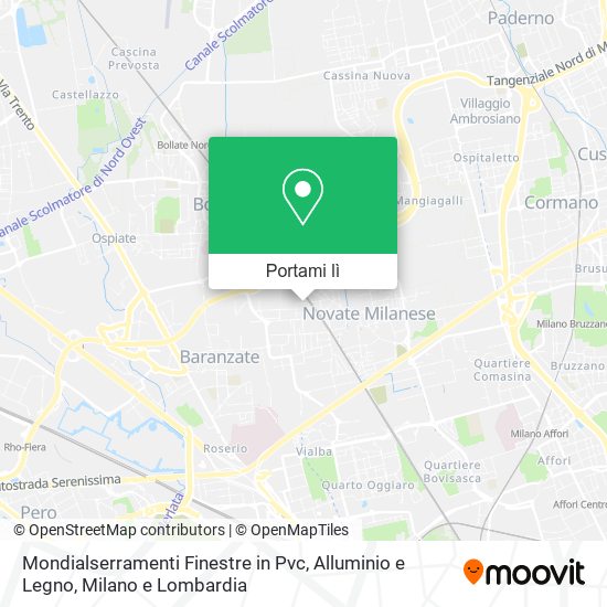 Mappa Mondialserramenti Finestre in Pvc, Alluminio e Legno