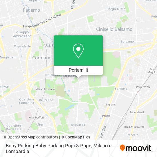 Mappa Baby Parking Baby Parking Pupi & Pupe