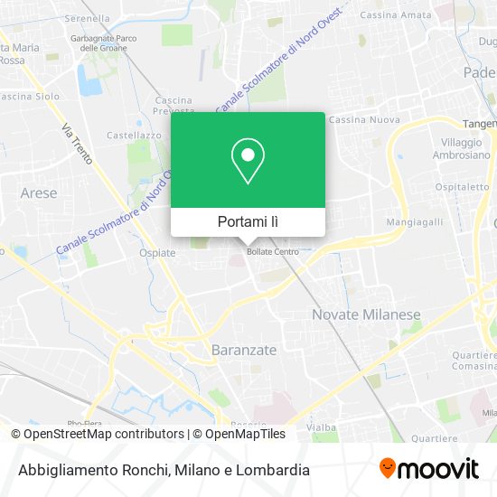 Mappa Abbigliamento Ronchi