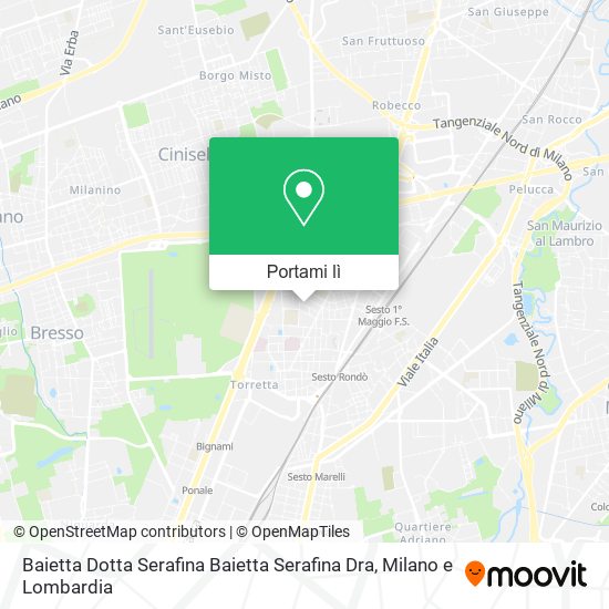 Mappa Baietta Dotta Serafina Baietta Serafina Dra