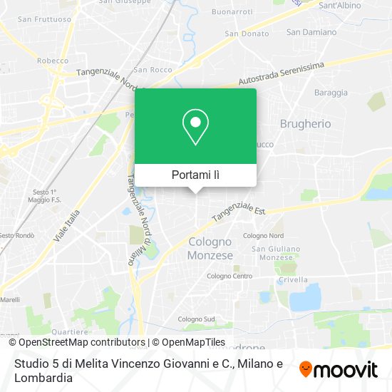 Mappa Studio 5 di Melita Vincenzo Giovanni e C.