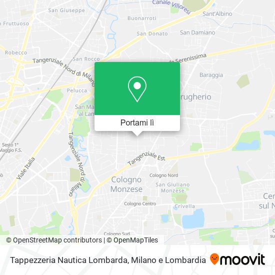 Mappa Tappezzeria Nautica Lombarda