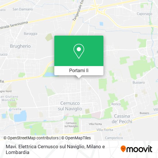 Mappa Mavi. Elettrica Cernusco sul Naviglio