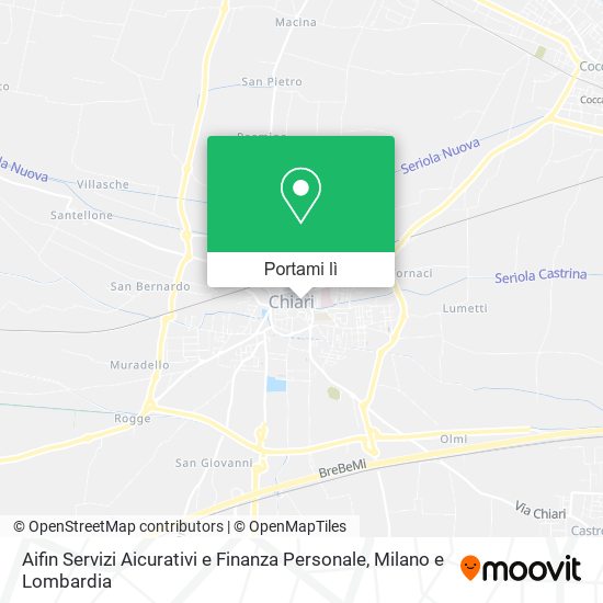 Mappa Aifin Servizi Aicurativi e Finanza Personale