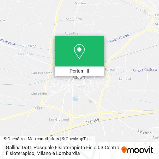 Mappa Gallina Dott. Pasquale Fisioterapista Fisio 03 Centro Fisioterapico