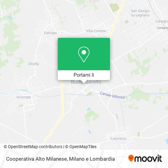 Mappa Cooperativa Alto Milanese