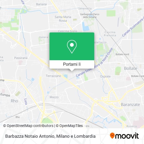 Mappa Barbazza Notaio Antonio