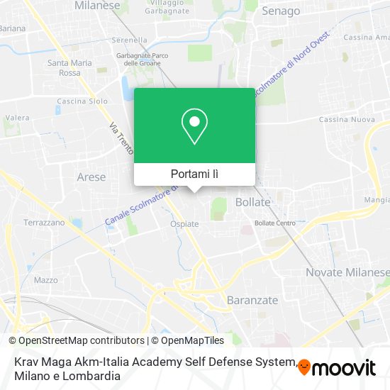 Mappa Krav Maga Akm-Italia Academy Self Defense System