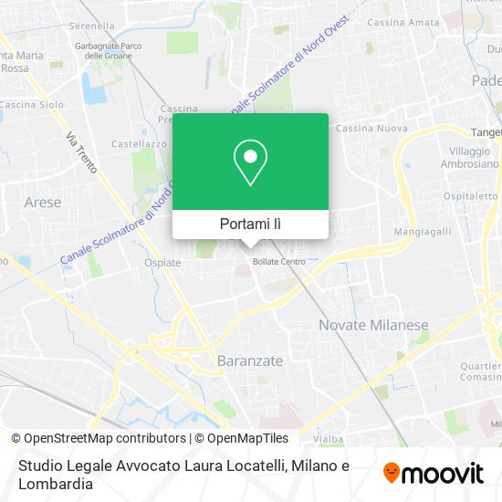 Mappa Studio Legale Avvocato Laura Locatelli