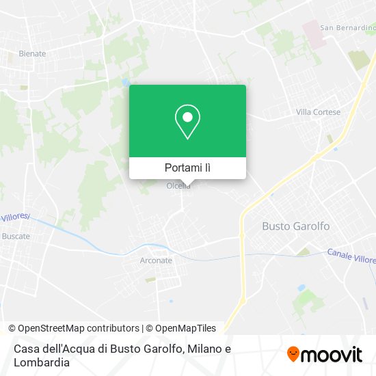 Mappa Casa dell'Acqua di Busto Garolfo