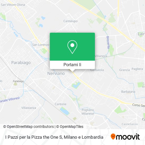 Mappa I Pazzi per la Pizza the One S