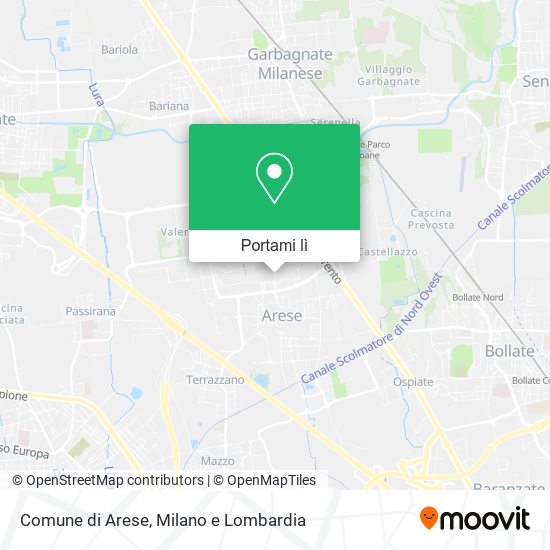 Mappa Comune di Arese