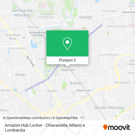 Mappa Amazon Hub Locker - Chiarastella