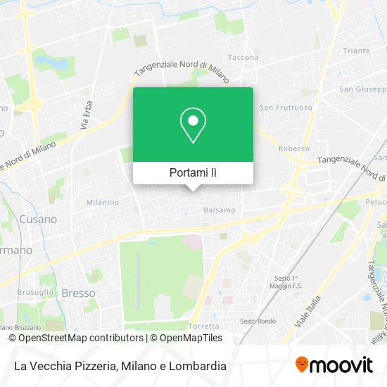 Mappa La Vecchia Pizzeria