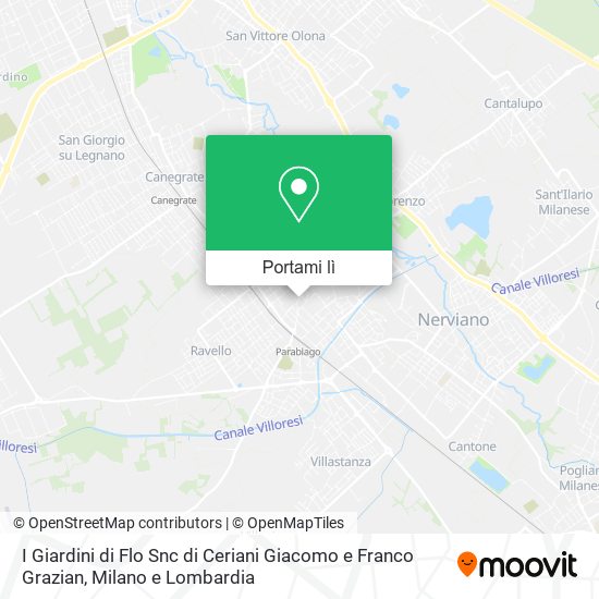 Mappa I Giardini di Flo Snc di Ceriani Giacomo e Franco Grazian