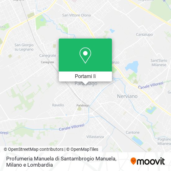 Mappa Profumeria Manuela di Santambrogio Manuela
