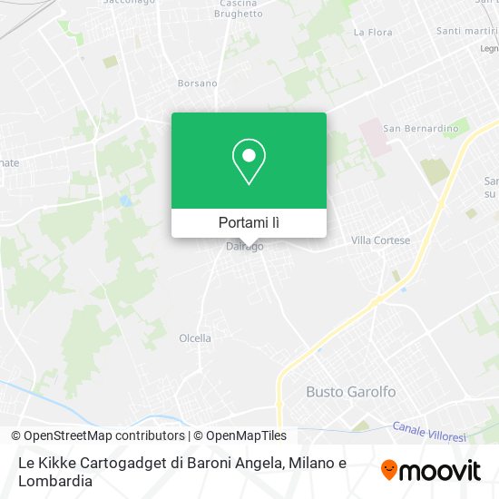 Mappa Le Kikke Cartogadget di Baroni Angela