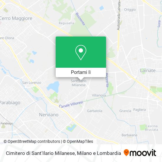 Mappa Cimitero di Sant'Ilario Milanese