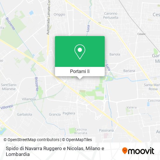 Mappa Spido di Navarra Ruggero e Nicolas