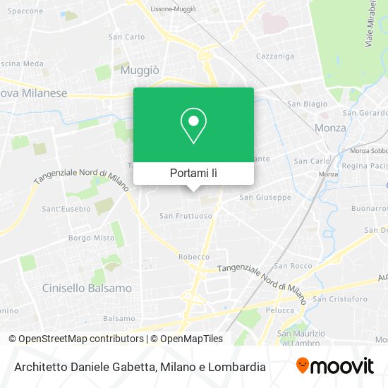 Mappa Architetto Daniele Gabetta