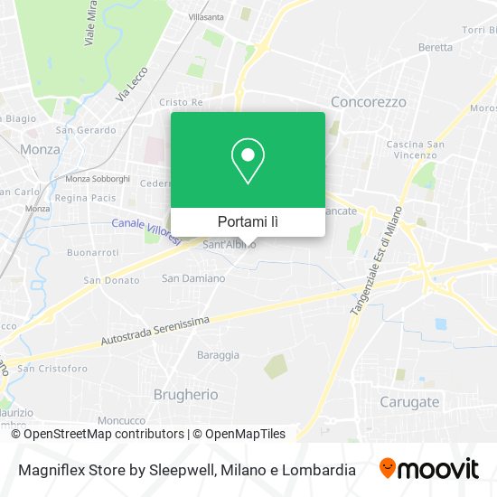 Mappa Magniflex Store by Sleepwell