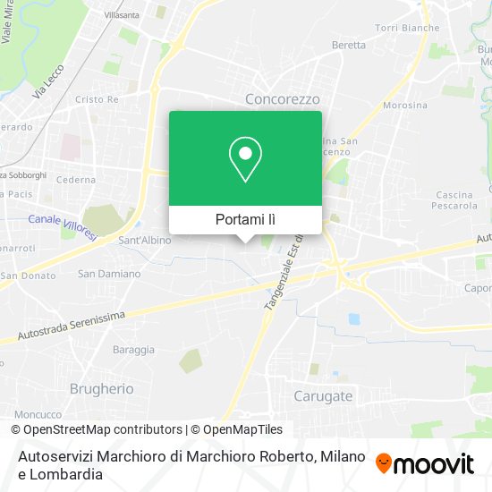 Mappa Autoservizi Marchioro di Marchioro Roberto