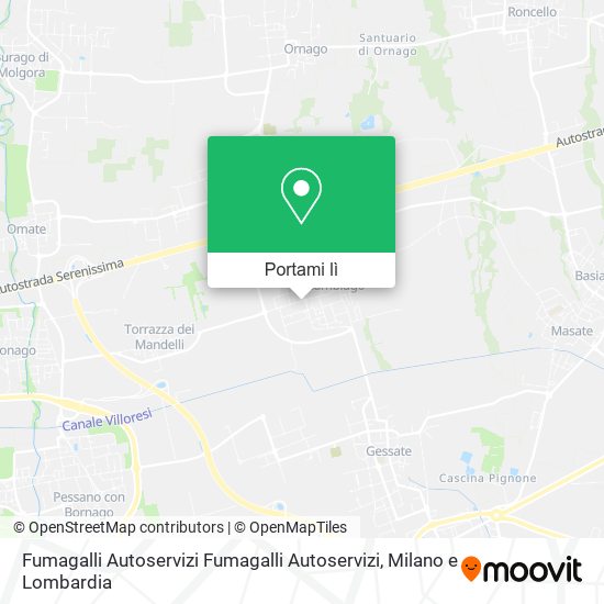 Mappa Fumagalli Autoservizi Fumagalli Autoservizi