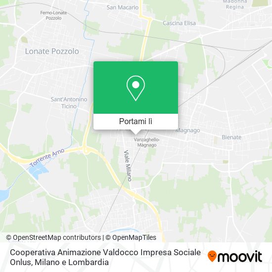 Mappa Cooperativa Animazione Valdocco Impresa Sociale Onlus