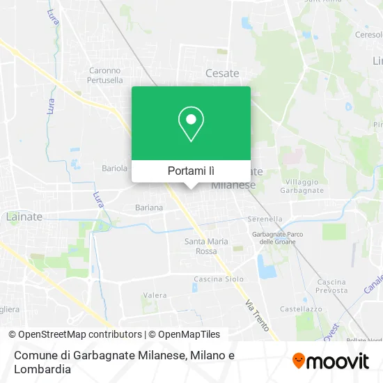 Mappa Comune di Garbagnate Milanese