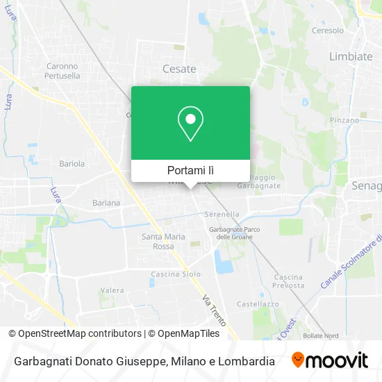 Mappa Garbagnati Donato Giuseppe