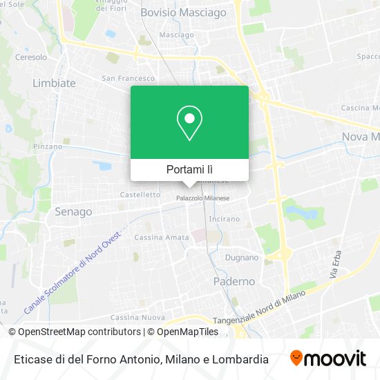 Mappa Eticase di del Forno Antonio