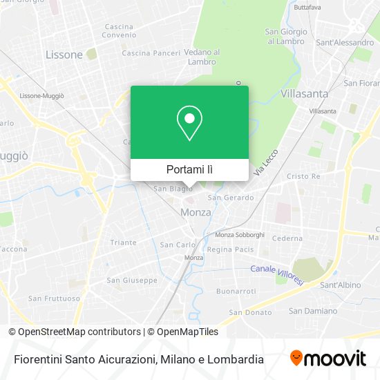 Mappa Fiorentini Santo Aicurazioni