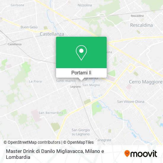 Mappa Master Drink di Danilo Migliavacca