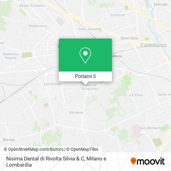 Mappa Nisima Dental di Rivolta Silvia & C