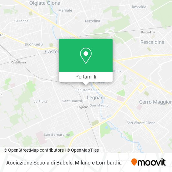 Mappa Aociazione Scuola di Babele