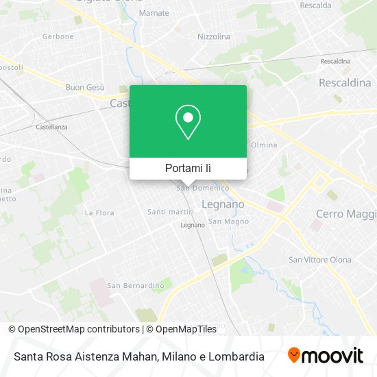 Mappa Santa Rosa Aistenza Mahan