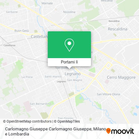 Mappa Carlomagno Giuseppe Carlomagno Giuseppe