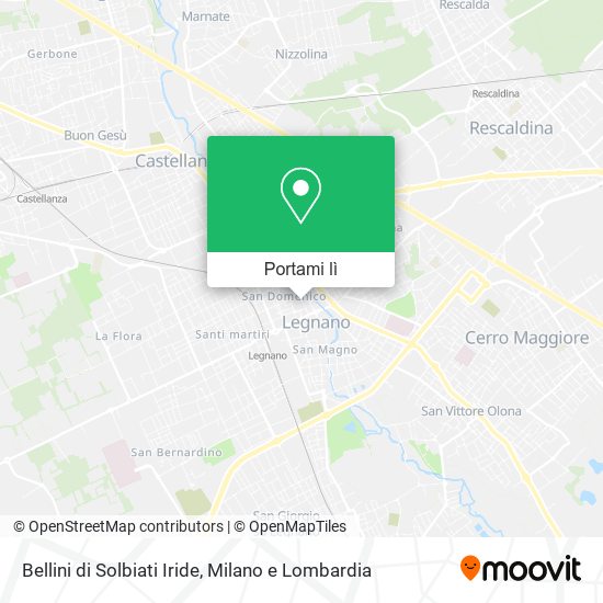 Mappa Bellini di Solbiati Iride