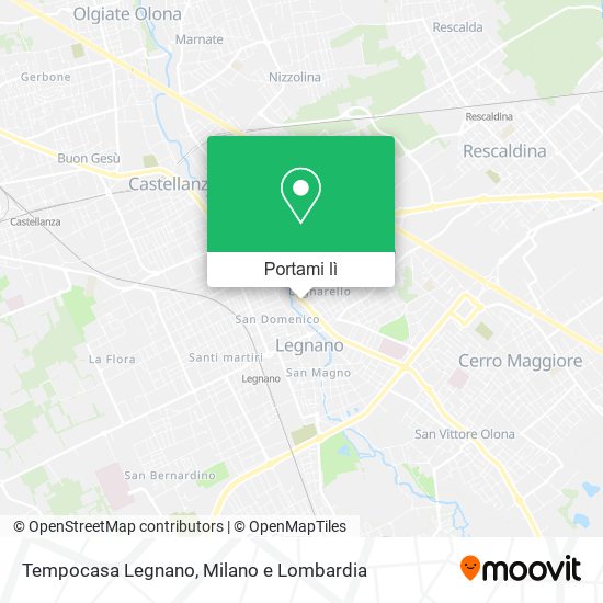 Mappa Tempocasa Legnano