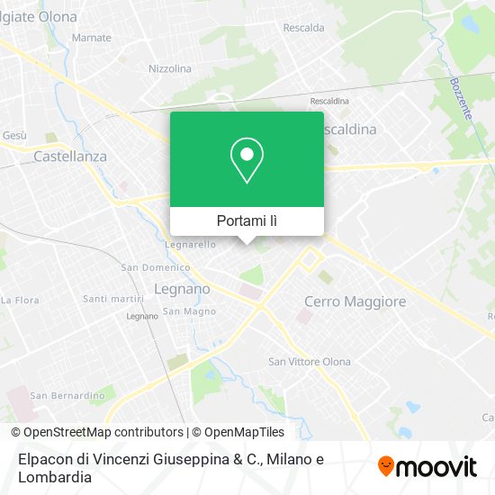 Mappa Elpacon di Vincenzi Giuseppina & C.