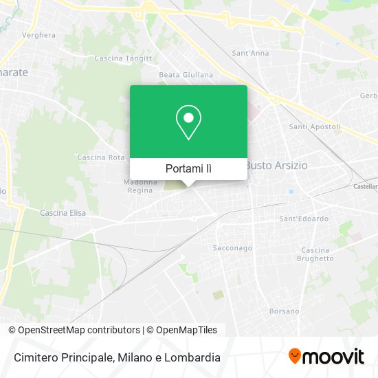 Mappa Cimitero Principale